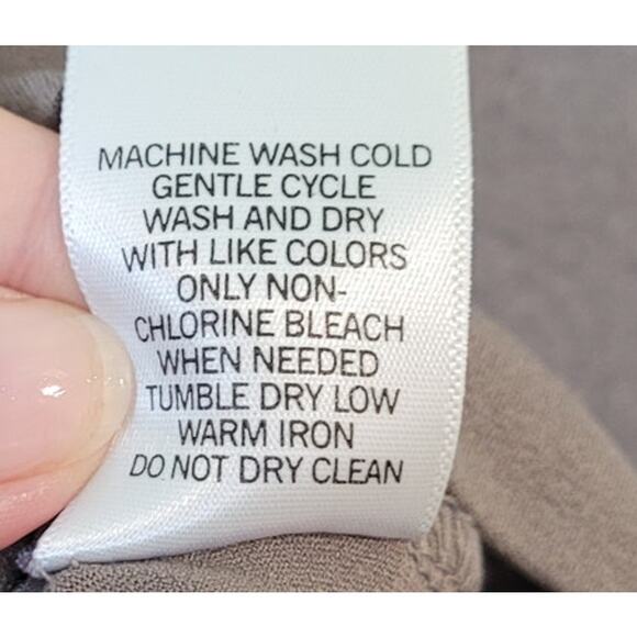 Tory Burch Graphic Print Tank Top Scoop Neck Taupe Medium - Picture 8 of 8